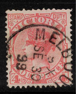 VICTORIA 1896 4d Red SG 337 U #AMD30 - Neufs