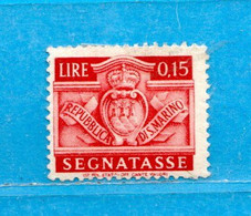 San. MARINO * -1945 - SEGNATASSE - Unif. 67. MH* - Timbres-taxe