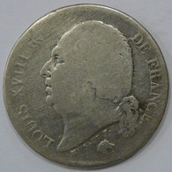 FRANCE - LOUIS XVIII - 2 Francs 1824K - B+/TB - Gad. : 513 - 2 Francs