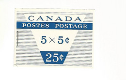 56400 ) Canada Booklet  1954 - Paginas De Cuadernillos