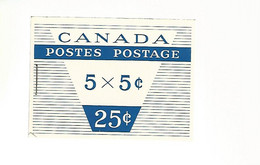 56400 ) Canada Booklet  1954 - Pages De Carnets