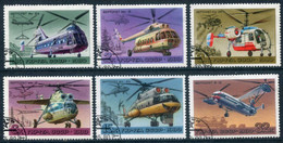 SOVIET UNION 1980 Helicopters Set Of 6 Used.  Michel 4956-61 - Usati