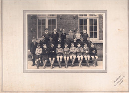 +++ Photo Sur Carton - Ecole JEMEPPE SUR SAMBRE - Photo De Classe 1937   // - Jemeppe-sur-Sambre