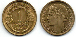 1 Franc 1941 SUP - Other & Unclassified