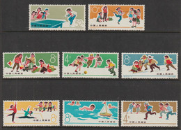 China 1965 Children Games MNH(Toned!!! Please See Scan) - Ungebraucht