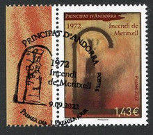 ANDORRA ANDORRE (2022) 1972 Incendi / Incendie Du Sanctuaire De Meritxell, Vierge, Patronne, Verge - Premier Jour - Used Stamps