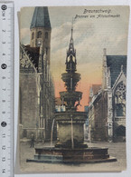 I121895 Cartolina Germania - Braunschweig - Brunnen Am Altsdadtmarkt - Braunschweig