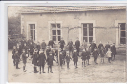 Cpa ( Carte Photo )-18- Preveranges -animée - Ecole En 1929 - Préveranges