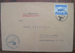 Feldpost 1942 Feldpostnummer 18316 Nach Sorau Lausitz ZARI Poland Reich Allemagne Cover WK2 Armée Empire Allemand Dt - Covers & Documents