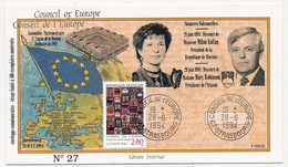 Env Affr. 2,80F La Presse...- OMEC Session Du Parlement Européen STRASBOURG 15/2/1994 / Taslima NASREEN Prix Sakharov - Lettres & Documents