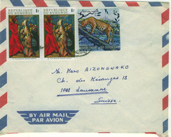 BURUNDI 1971? Cover To Switzerland With Panther Stamp - Cartas & Documentos