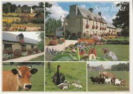 22 - SAINT JUVAT - La Ferme Fleurie Et Son Parc Animalier - Saint-Juvat