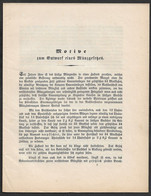 1856 LÜBECK DOKUMENT MÜNZGESETZ ENTWURF - EINFÜHRUING DES PREUSSISCHEN THALERS - SELTEN - Taler Et Doppeltaler