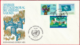 FDC - Enveloppe Nations Unies - Wien (24-8-79) - Offizieller Ersttagsumschlag Der Vereinten Nationen - Lettres & Documents