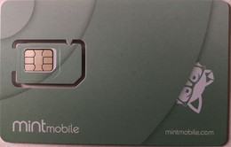 USA : GSM  SIM CARD  : MINT MOBILE ( Mint) Por Prepaid - [2] Chip Cards