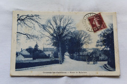 Cpa 1931, Courson Les Carrières, Route De Molesmes, Yonne 89 - Courson-les-Carrières