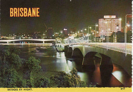 Australia, Queensland (QLD) > Brisbane, Captain Cook Bridge, Night, Used - Brisbane