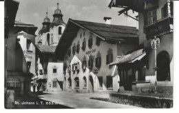 Autriche-Österreich-Tyrol-Sankt.Johann In Tirol-1952-Hauptplatz-Gasthof Bären-Gasthof Post-Kirche - St. Johann In Tirol