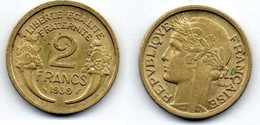 2 Francs 1939 SPL - Autres & Non Classés