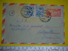 R,Yugoslavia FNRJ Air Mail Official Postal Cover,par Avion Letter,additional Industry Stamps In Pair,Airmail - Luchtpost
