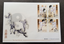 Macau Macao Tai Chi Chuan 2015 Chinese Kung Fu Martial Art (FDC) - Storia Postale