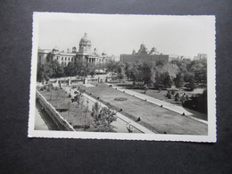 Jugoslawien 1955 Echtfoto AK Beograd Narodna Skupstina Nach Berlin Staaken Gesendet Mit Sonderstempel Beograd - Briefe U. Dokumente