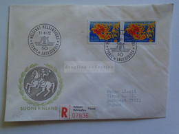 D179693   Suomi Finland Registered Cover    - Cancel Helsinki  1972  Sent To Hungary - Brieven En Documenten