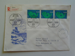 D179726   Suomi Finland Registered Cover - Cancel KANNUS  Oskari Tokoi 1973    Sent To Hungary - Storia Postale