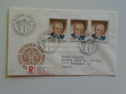 D179753   Suomi Finland Registered Cover - Cancel TURKU ABO  1973    Sent To Hungary - Brieven En Documenten