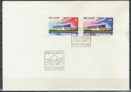 Iceland 1973 - FDC Northern House In Reykjavik - Lettres & Documents