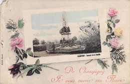 CPA - DE CHAMPIGNY - Je Vous Envoie Ces Fleurs - Souvenir De La Bataille - Souvenir De...