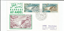 FDC Maroc - Barrages Du Maroc 1967  - Tirage Limité à 1700 Exemplaires Environs - Qualité Luxe - Water