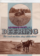 CATALOGUE DEERING RATEAUX FANEURS - RATEAU FANEUR -USINES A CROIX 59- NORD ET MONTATAIRE 60 OISE - Agricultura