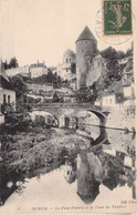 CPA - 21 - SEMUR - Le Pont Pinard Et La Tour Du Théatre ND - Semur