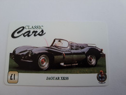 GREAT BRITAIN  /UNITEL /CLASSIC CARS  /JAGUAR XKSS / 1 POUND PREPAID      ** 11147** - Other & Unclassified