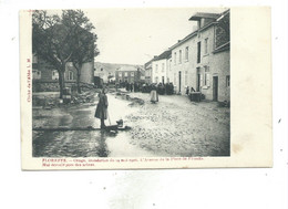 Floreffe. Orage Inondations Du 14 Mai 1906 L'avenue De La Place De Floreffe - Floreffe