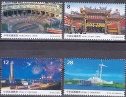 2022 Taiwan Scenery Postage Stamp — Changhua County Stamp 4v - Cartas & Documentos