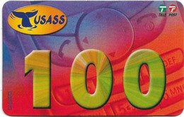 Greenland - Tusass - Purple Red Design, GSM Refill, 100kr. Exp. 01.09.2006, Used - Groenland