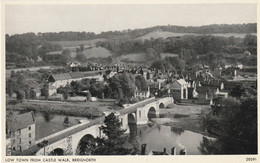 BRIDGENORTH - LOW TOWN FROM CASTLE WALK - Shropshire