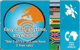 Zambia - Tele Two - Easy Calls, Anytime, Anywhere, Siemens S35, 50Units, Used - Zambia
