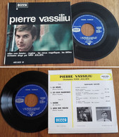 RARE French EP 45t RPM BIEM (7") PIERRE VASSILIU (3/1965) - Collector's Editions