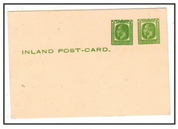 NEW ZEALAND - 1931 1/2d + 1/2d Green PSC Unused. H&G 30. (**) - Briefe U. Dokumente