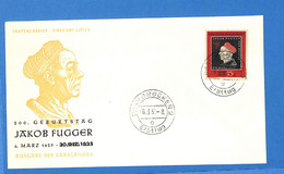 Saar 1959 Lettre FDC De Saarbrücken (G8945) - FDC