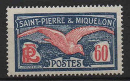 St Pierre Et Miquelon - 1922 - Goëland  - N° 116 -  Neufs * - MLH - Unused Stamps