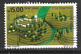 ISRAËL. N°866 Oblitéré De 1983. Peuplement De La Galilée. - Used Stamps (without Tabs)