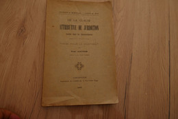 Thèse Pour Le Doctorat De La Clause Attributive De Juridiction Insérée Dans Les Connaissements 1905 P.Gautier Marine Com - Boten