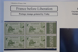 BE7 MAURITANIE   FRANCE   BEAU BLOC 1F N°123++  FRANCE BEFORE LIBERATION  +TABS +INTERESSANT - Lettres & Documents