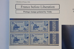 BE7 MAURITANIE   FRANCE   BEAU BLOC 1F N°124++  FRANCE BEFORE LIBERATION  +TABS +INTERESSANT - Lettres & Documents