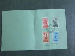 BELG.1948 781/784 FDC Carte Souvenir :  " Edouard Anseele " - ....-1951