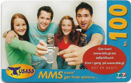 Greenland - Tusass - 4 People, GSM Refill, 100kr. Exp. 01.11.2008, Used - Groenland